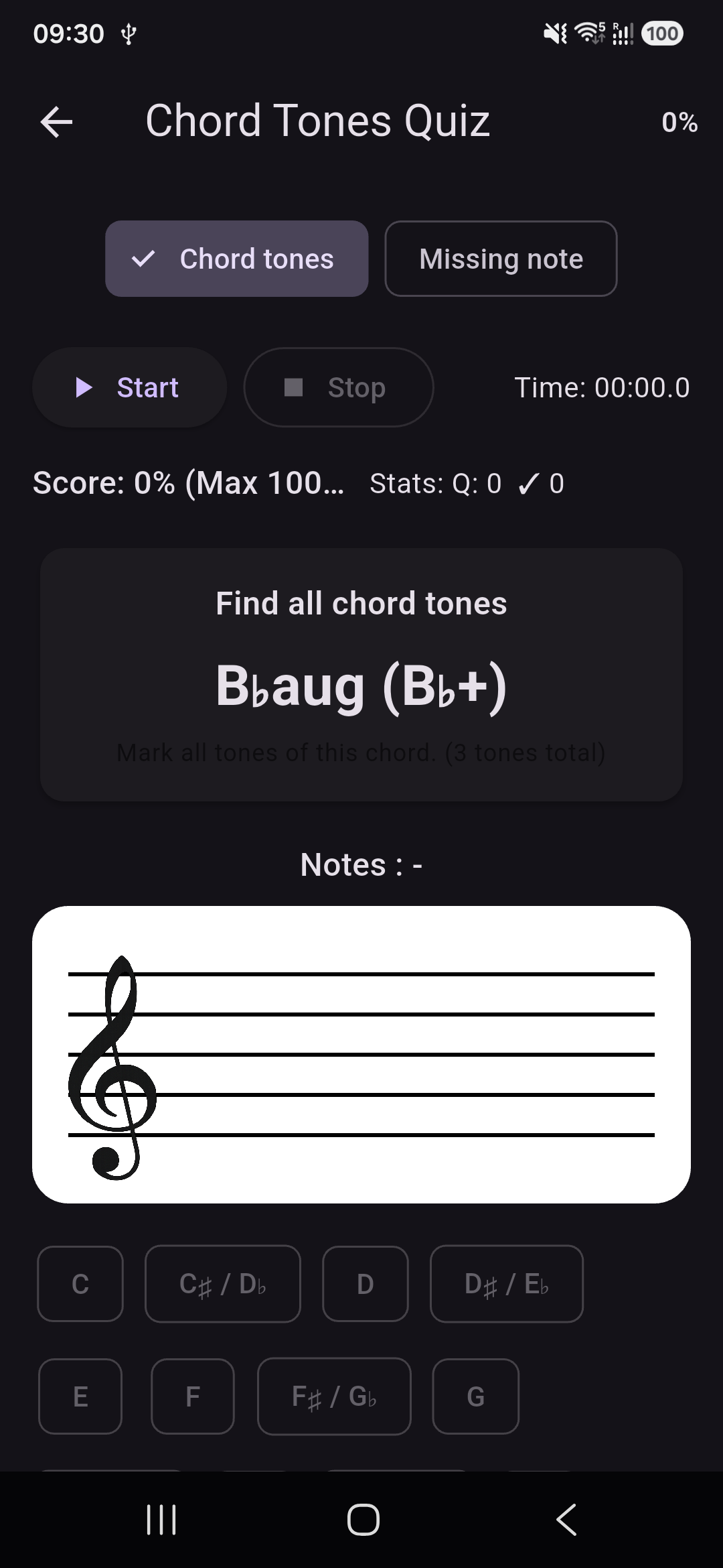 Eazy Guitar chord quiz